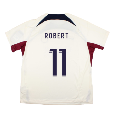 2023-2024 PSG Strike Dri-Fit Training Shirt (Cream) (Robert 11)