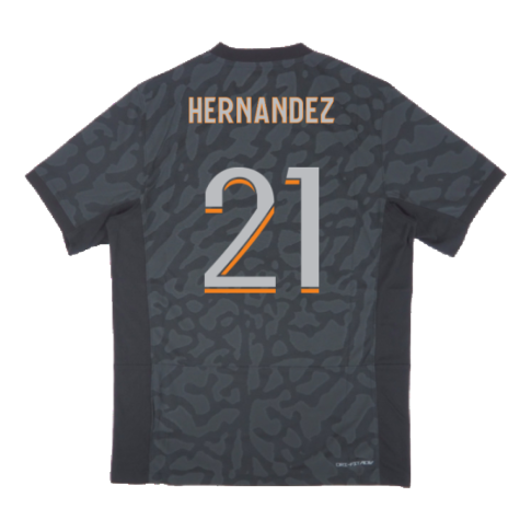 2023-2024 PSG Third Authentic Players Shirt (Hernandez 21)