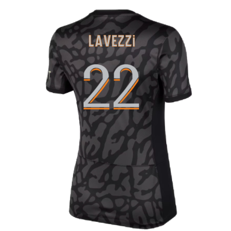 2023-2024 PSG Third Shirt (Womens) (Lavezzi 22)