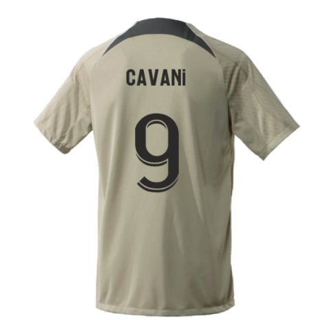 2023-2024 PSG Training Shirt (Stone) (Cavani 9)