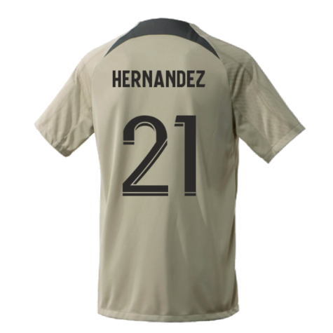 2023-2024 PSG Training Shirt (Stone) (Hernandez 21)