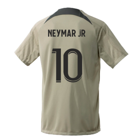 2023-2024 PSG Training Shirt (Stone) (Neymar JR 10)