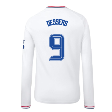 2023-2024 Rangers Away Long Sleeve Shirt (Kids) (Dessers 9)