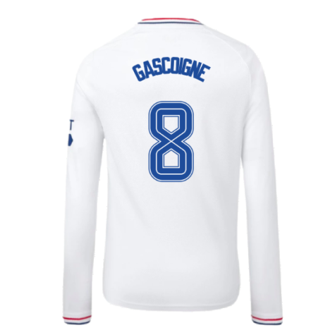 2023-2024 Rangers Away Long Sleeve Shirt (Kids) (Gascoigne 8)