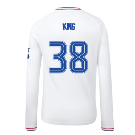 2023-2024 Rangers Away Long Sleeve Shirt (Kids) (King 38)