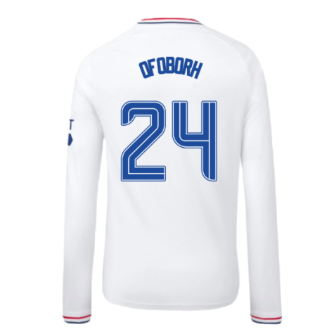 2023-2024 Rangers Away Long Sleeve Shirt (Kids) (Ofoborh 24)