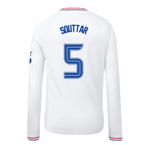 2023-2024 Rangers Away Long Sleeve Shirt (Kids) (Souttar 5)