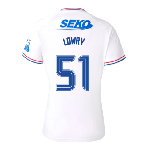 2023-2024 Rangers Away Shirt (Ladies) (Lowry 51)