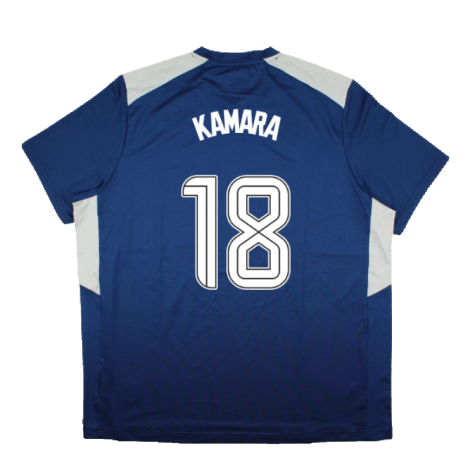 2023-2024 Rangers Coaches Match Day Tee (Blue) (Kamara 18)