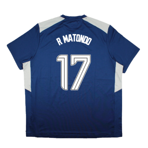 2023-2024 Rangers Coaches Match Day Tee (Blue) (R Matondo 17)