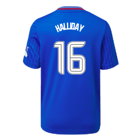 2023-2024 Rangers Home Shirt (Kids) (Halliday 16)