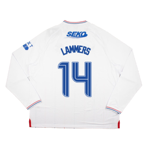 2023-2024 Rangers Long Sleeve Away Shirt (Lammers 14)