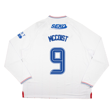 2023-2024 Rangers Long Sleeve Away Shirt (McCoist 9)