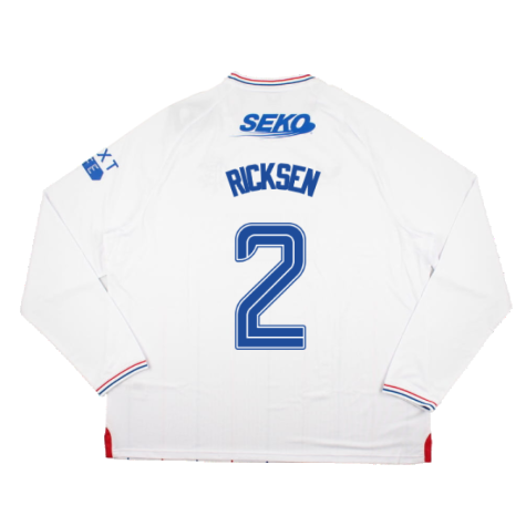 2023-2024 Rangers Long Sleeve Away Shirt (Ricksen 2)