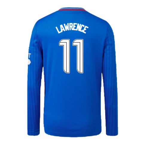 2023-2024 Rangers Long Sleeve Home Shirt (Kids) (Lawrence 11)