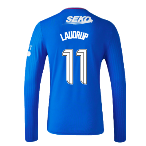 2023-2024 Rangers Long Sleeve Home Shirt (Laudrup 11)