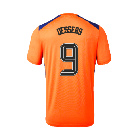 2023-2024 Rangers Players Third Match Day Tee (Orange) (Dessers 9)