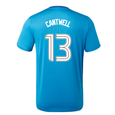 2023-2024 Rangers Players Training Tee (Deep Water) (Cantwell 13)