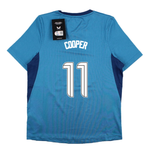 2023-2024 Rangers Players Training Tee (Deep Water) - Kids (Cooper 11)