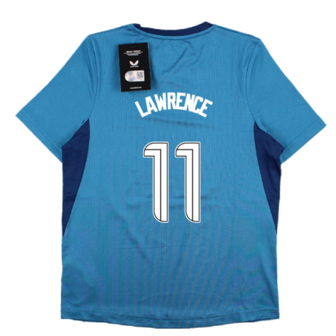 2023-2024 Rangers Players Training Tee (Deep Water) - Kids (Lawrence 11)