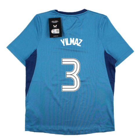 2023-2024 Rangers Players Training Tee (Deep Water) - Kids (Yilmaz 3)