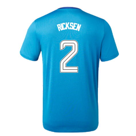 2023-2024 Rangers Players Training Tee (Deep Water) (Ricksen 2)