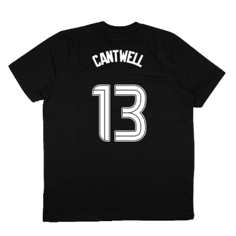 2023-2024 Rangers Players Travel Logo Tee (Black) (Cantwell 13)