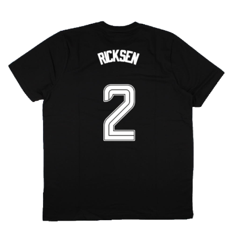 2023-2024 Rangers Players Travel Logo Tee (Black) (Ricksen 2)