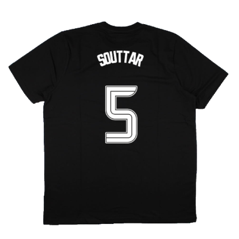 2023-2024 Rangers Players Travel Logo Tee (Black) (Souttar 5)