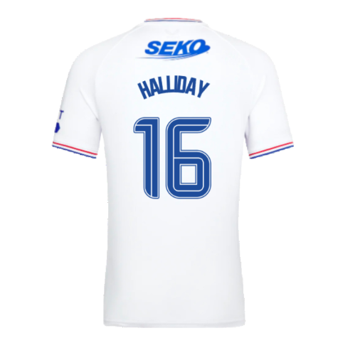 2023-2024 Rangers Pro Authentic Away Shirt (Halliday 16)