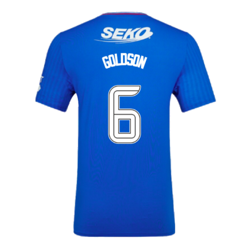 2023-2024 Rangers Pro Authentic Home Shirt (Goldson 6)