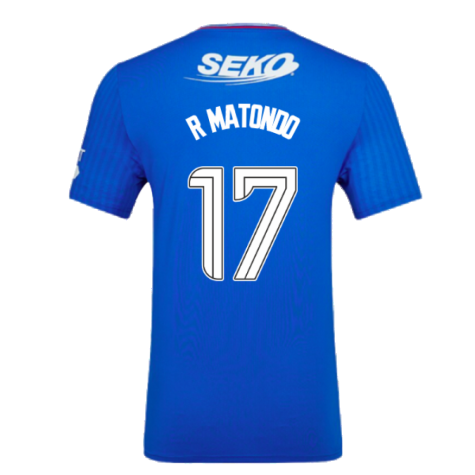 2023-2024 Rangers Pro Authentic Home Shirt (R Matondo 17)