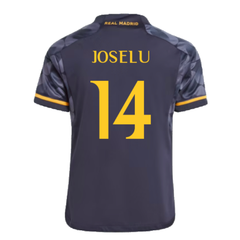 2023-2024 Real Madrid Away Mini Kit (Joselu 14)