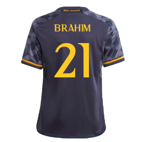 2023-2024 Real Madrid Away Shirt (Kids) (Brahim 21)