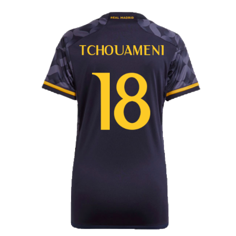 2023-2024 Real Madrid Away Shirt (Ladies) (Tchouameni 18)