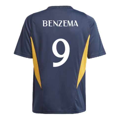 2023-2024 Real Madrid Core Tee (Legend Ink) - Kids (Benzema 9)