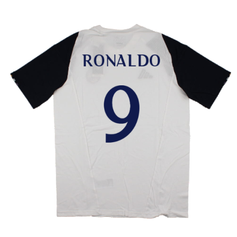 2023-2024 Real Madrid Core Tee (White) (Ronaldo 9)