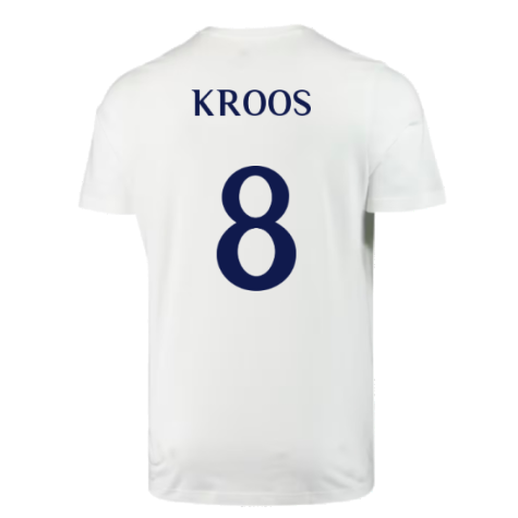 2023-2024 Real Madrid DNA Graphic Tee (White) (Kroos 8)