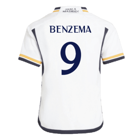 2023-2024 Real Madrid Home Mini Kit (Benzema 9)