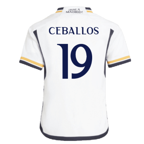 2023-2024 Real Madrid Home Mini Kit (Ceballos 19)