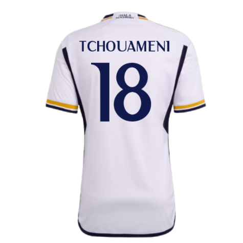 2023-2024 Real Madrid Home Shirt (Tchouameni 18)