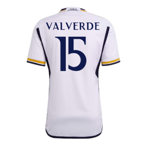 2023-2024 Real Madrid Home Shirt (Valverde 15)