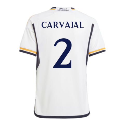 2023-2024 Real Madrid Home Youth Kit (Carvajal 2)