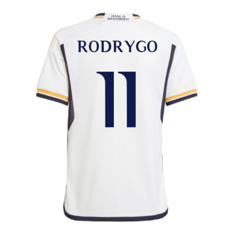 2023-2024 Real Madrid Home Youth Kit (Rodrygo 11)