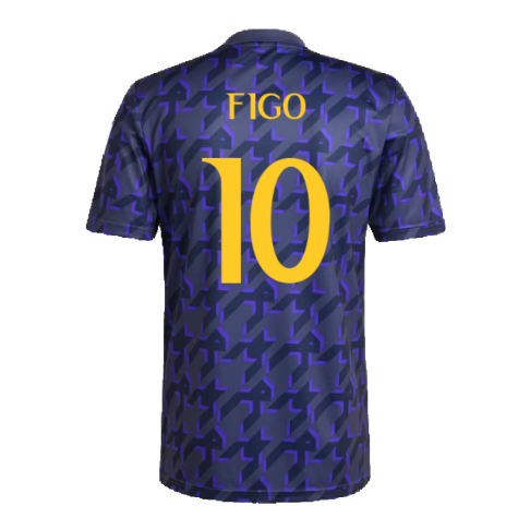 2023-2024 Real Madrid Pre-Match Shirt (Shadow Navy) (Figo 10)