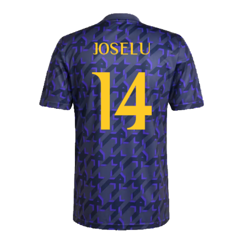 2023-2024 Real Madrid Pre-Match Shirt (Shadow Navy) (Joselu 14)