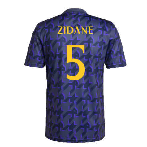 2023-2024 Real Madrid Pre-Match Shirt (Shadow Navy) (Zidane 5)