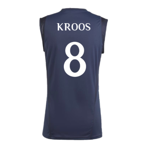 2023-2024 Real Madrid Sleeveless Jersey (Legend Ink) (Kroos 8)