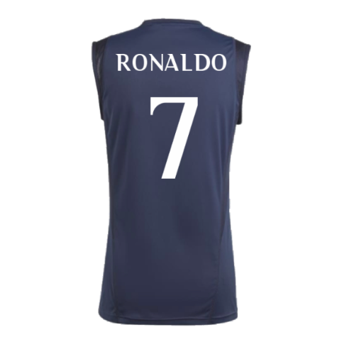 2023-2024 Real Madrid Sleeveless Jersey (Legend Ink) (Ronaldo 7)