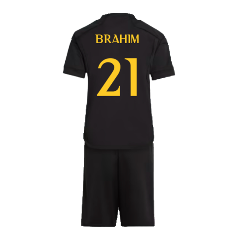 2023-2024 Real Madrid Third Mini Kit (Brahim 21)